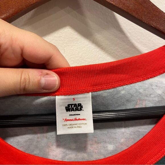 Hanna Andersson Disney Star Wars mandoroan pajama top in size small 100% organic - Picture 2 of 2